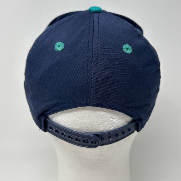 Vintage 90s Ken Griffey Jr Seattle Mariners Youth Hat Baseball Cap Snapback Blue - Picture 3 of 10